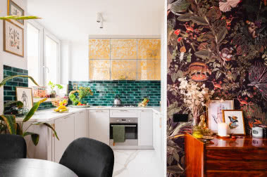 Oryginalna kawalerka w stylu eklektycznym