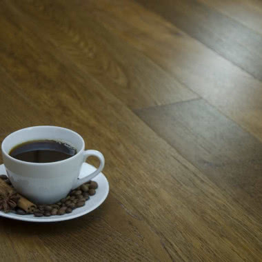 Coffee proParkiet Thermo Dąb - drewniana podłoga w ciepłym kolorze