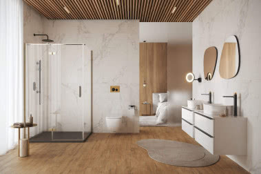 Nowoczesne łazienki 2025 - poznaj trendy, wyposażenie i rozwiązania, które naprawdę warto mieć