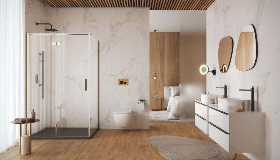 Nowoczesne łazienki 2025 - poznaj trendy, wyposażenie i rozwiązania, które naprawdę warto mieć