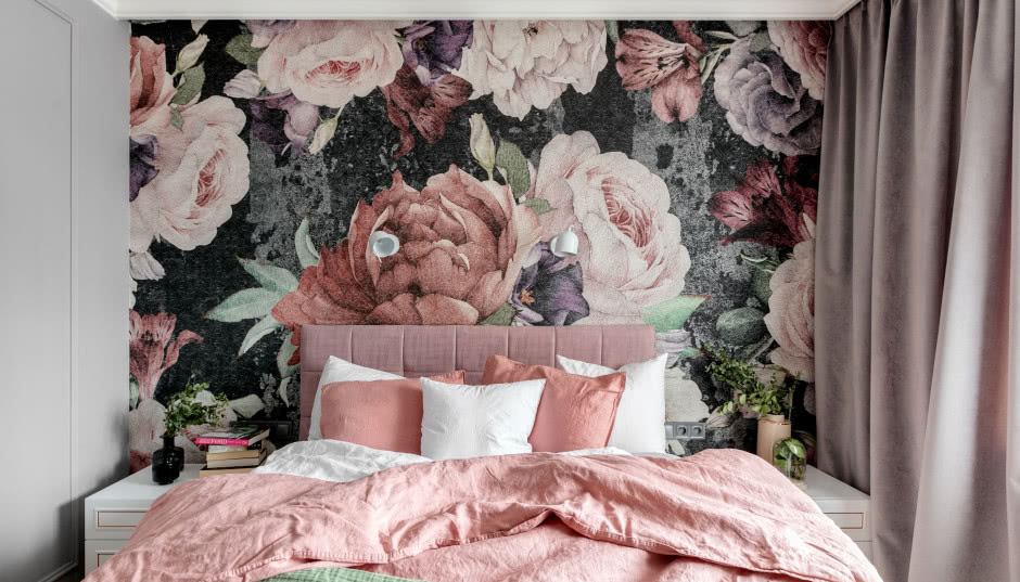 Kobiece mieszkanie całe w kwiatach