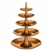 Misa Mapa Gold, szkło artystycznie malowane,...