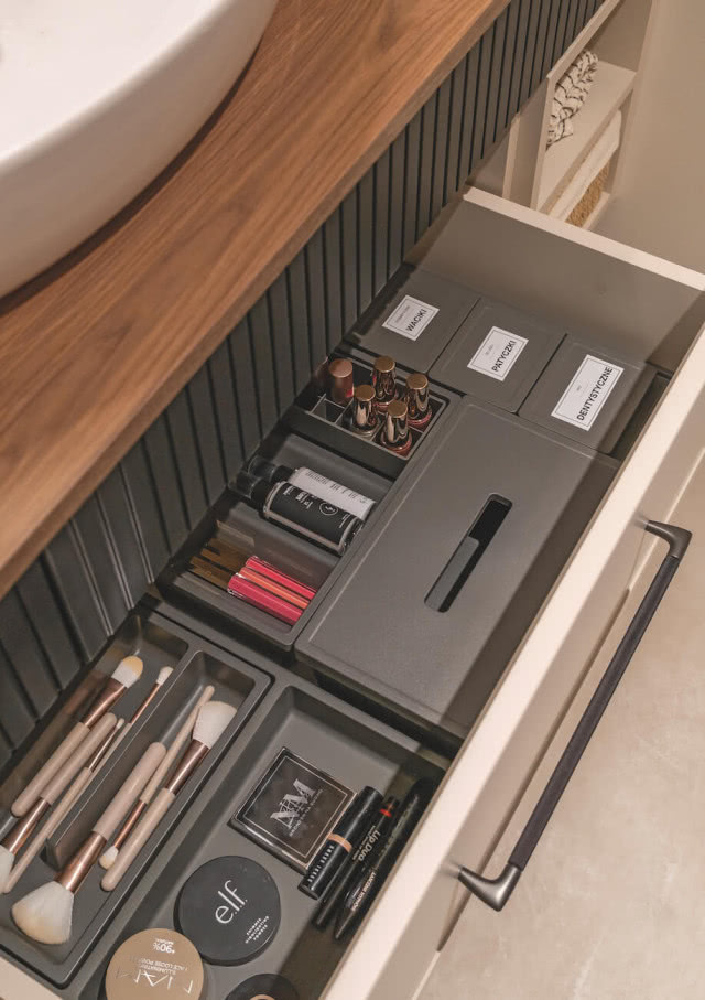 Organizery do szuflad w łazience PEKA