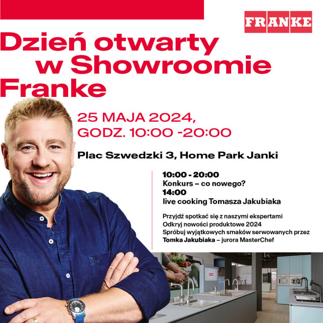 Otwarty dzień w showroomie Franke - kulinarne show i innowacje!