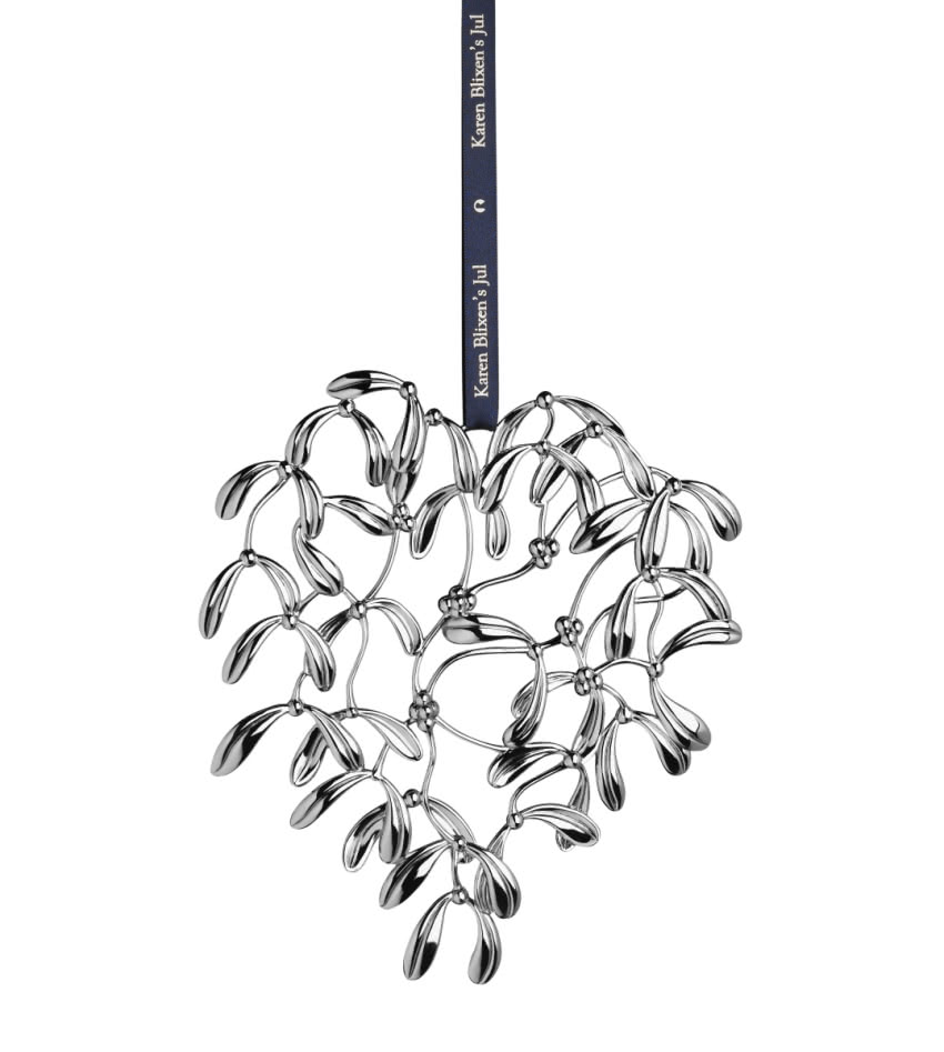 Zawieszka Heart z posrebrzanej stali, Rosendahl,...