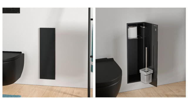 Szafka podtynkowa do małej łazienki