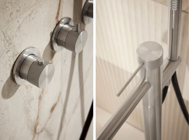 bateria łazienkowa MOZA316L w stylu quiet luxury