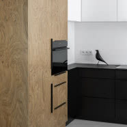 Minimalistyczne mieszkanie w Krakowie - dominuje w nim czerń i biel!