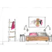 Projekt sypialni - Marta Motylewska