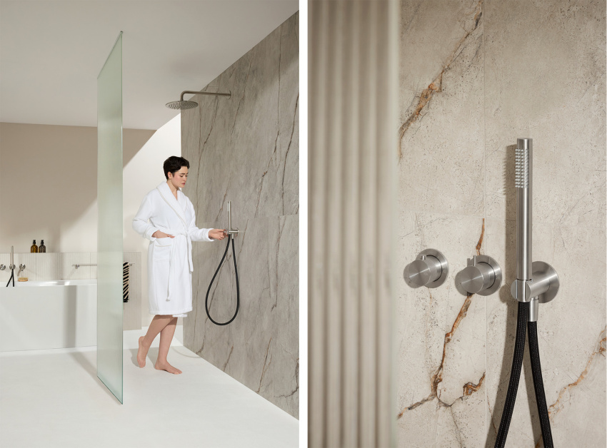 Strefa prysznica z baterią MOZA316L ze stali...