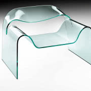 Zestaw trzech szklanych świeczników BLOMSTER w...