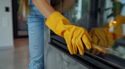 Wystarczy szczypta, a szyba w kominku będzie czysta