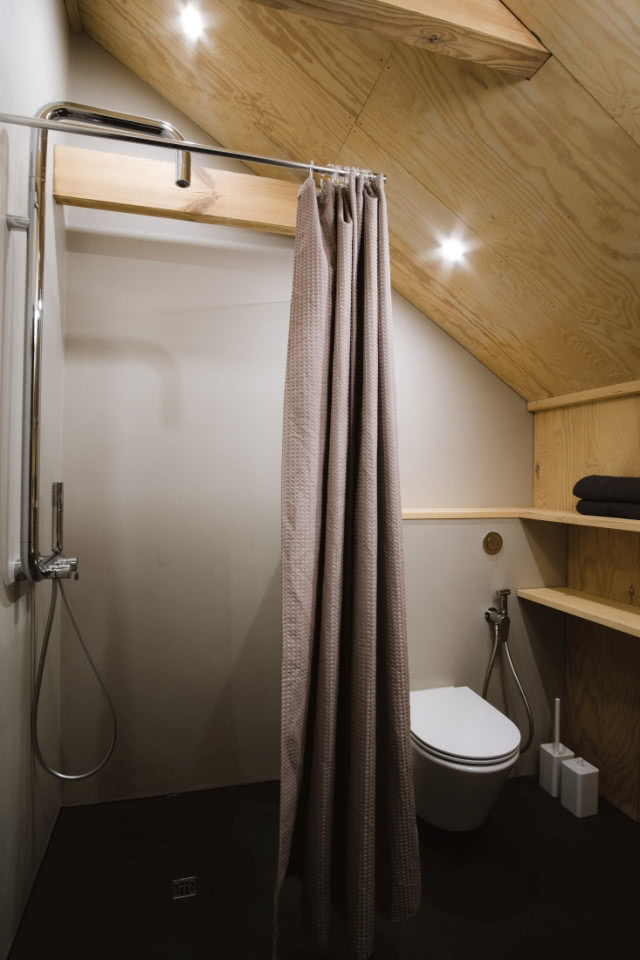 prysznic w łazience