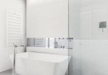 Drada - minimalistyczny grzejnik do łazienki 