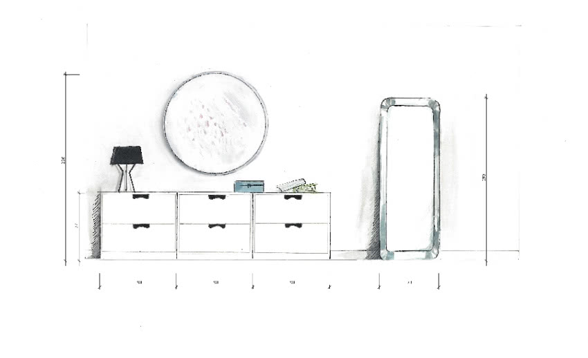 Projekt sypialni - Marta Motylewska