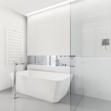 Drada - minimalistyczny grzejnik do łazienki