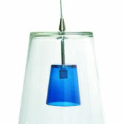 Zestaw trzech szklanych świeczników BLOMSTER w...