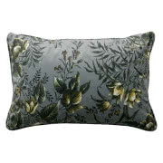 Welurowa poduszka w malarskie pasy w odcieniach...