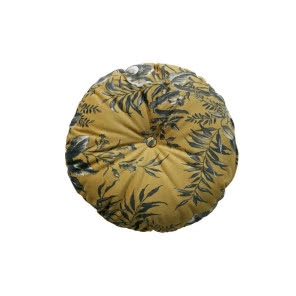 Poduszka okrągła Vogue musztardowa, Be Pure, 210 zł