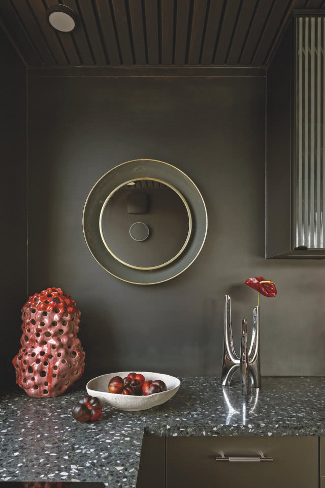 rzeźba-lampa wykonana przez
Ewę Baraniewską