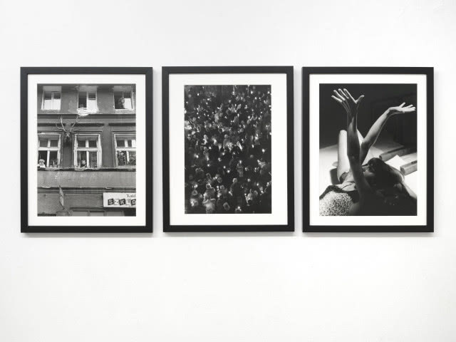 czarnobiałe zdjęcia Tadeusz Rolke, w ramach, z wystawy