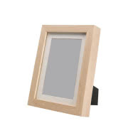 Ramka Zebrano ze sklejki i stali szlachetnej,...