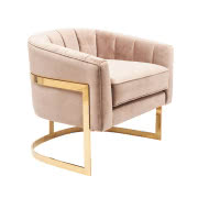 Fotel Pure Elegance z aksamitu, Kare Design
