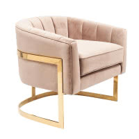 Fotel Pure Elegance z aksamitu, Kare Design