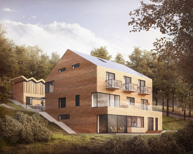 Osada Kulinarna w Krynicy - nowy projekt polskich architektów