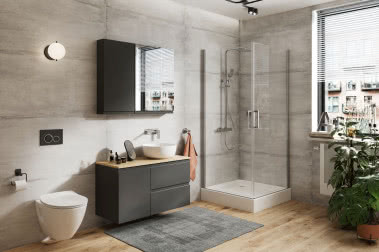 Przycisk spłukujący - detal, który kreuje charakter łazienki