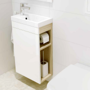 Małej szafka podumywalkowa z miejscem na papier...