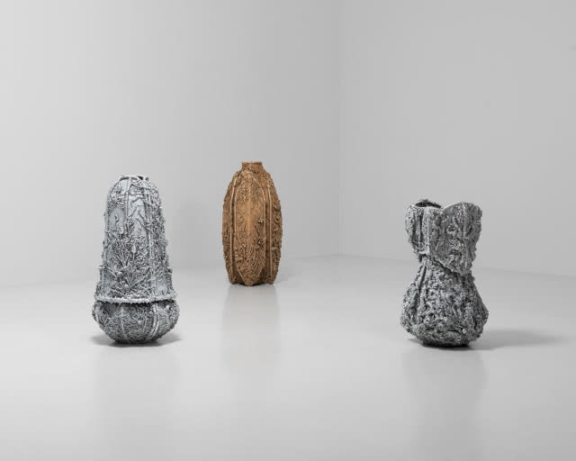 Trzy wazony z kolekcji Tephra