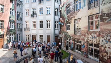 Podwórko Siudmaka - artystyczna instalacja inna niż wszystkie