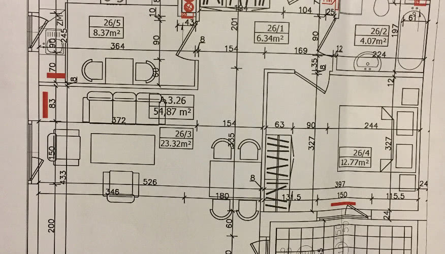 Wydzielenie trzeciego pokoju