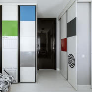 Szykowny apartament w ciemnych kolorach