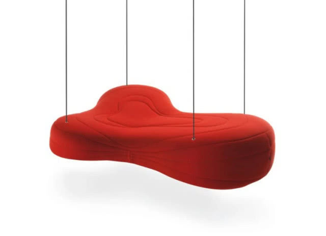 Siedzisko Bouli czerwone