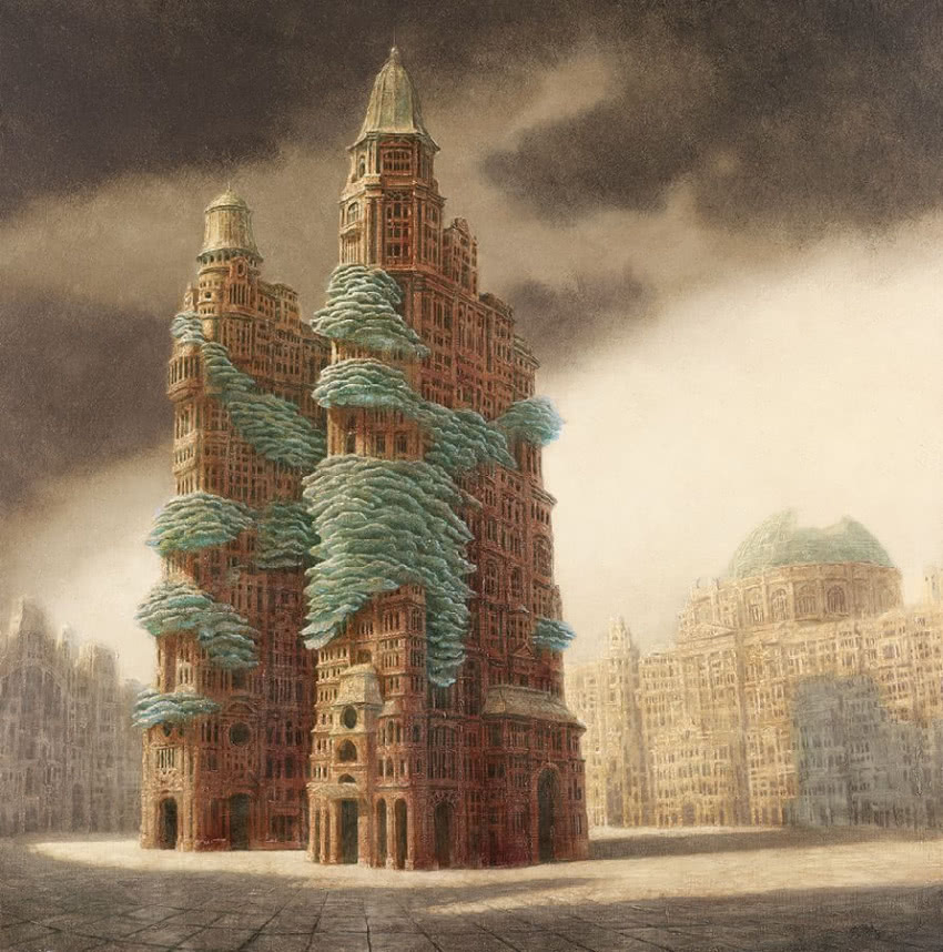 Marcin Kołpanowicz, "Fungopolis", giclée,...