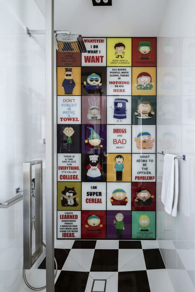 Łazienka dla nastolatka w stylu South Park