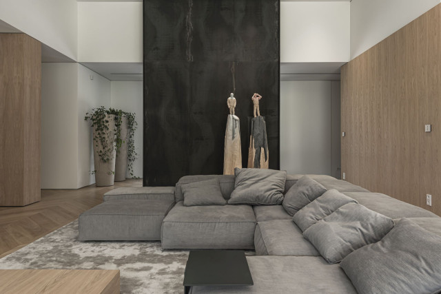 Artystyczne wnętrze w nowoczesnym stylu