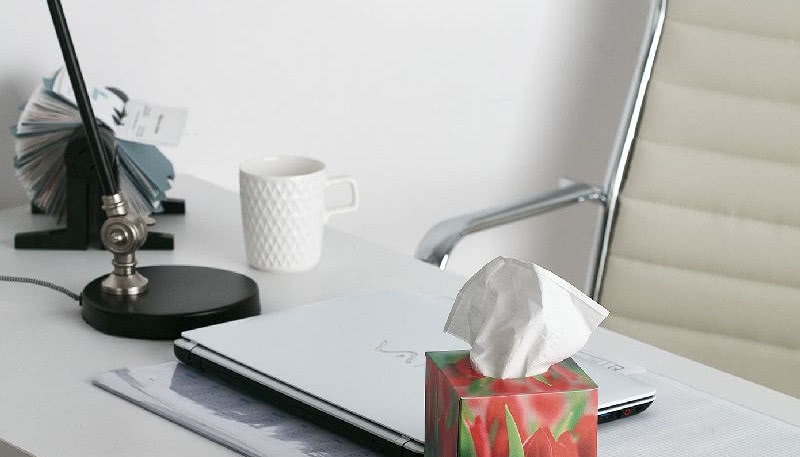 W kostkę złożone - chusteczki Velvet Style