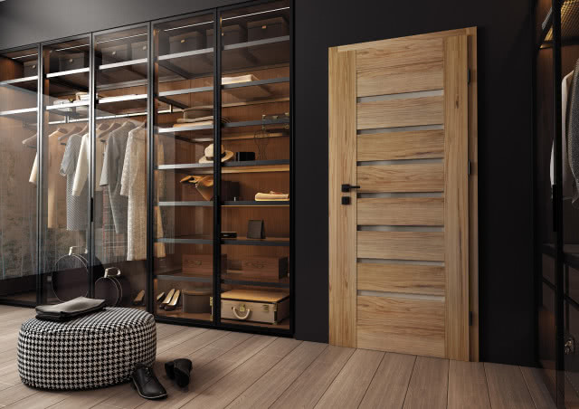 Skrzydło przylgowe Vanilla z ościeżnicą regulowaną v-retto.