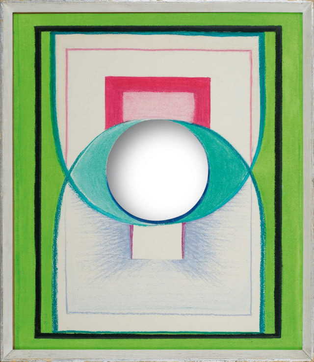 Jan Berdyszak Studium w duchu tantrycznym, pastel