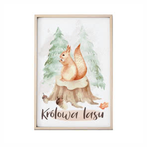 Plakat wiewiórka, YOKO DESIGN, 35 zł