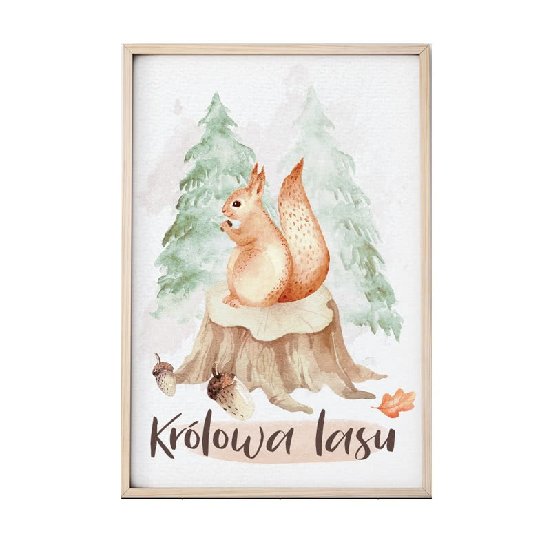 Plakat wiewiórka, YOKO DESIGN, 35 zł