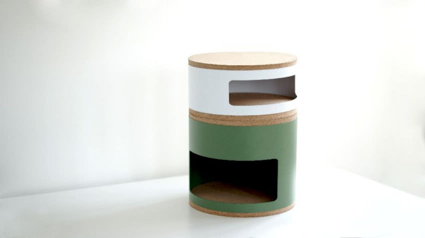 Modułowe pojemniki biurowe Kork, proj....