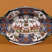 Półmisek z serwisu sułtańskiego, fot. M. Bronarski