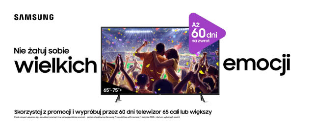 Trendy na nową dekadę - duży telewizor jest piękny!