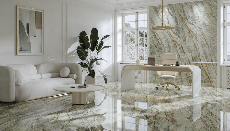 Płytki w salonie - czy to może wyglądać dobrze?