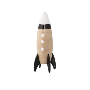Drewniana rakieta kosmiczna - rakieta dla chłopca do pokoju, Bloomingville, MĄDRE SZKRABY, 55 zł
