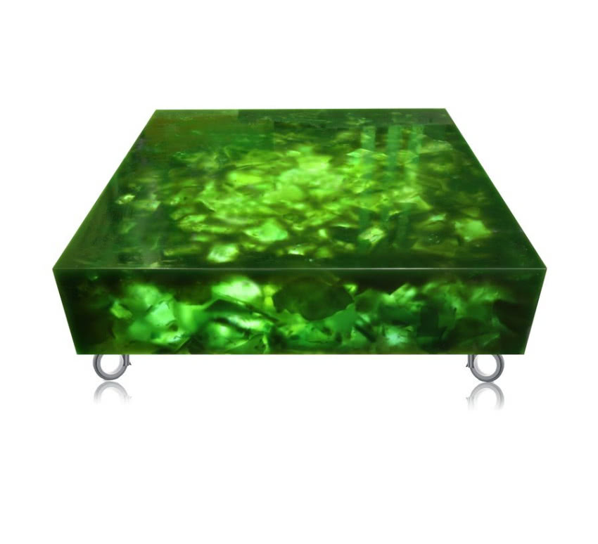 Niezwykle efektowne stoliki z żywicy. Mają różne...